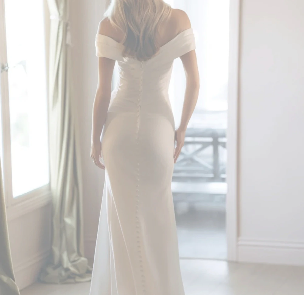 Model Wearing a bridal gown by Stella York