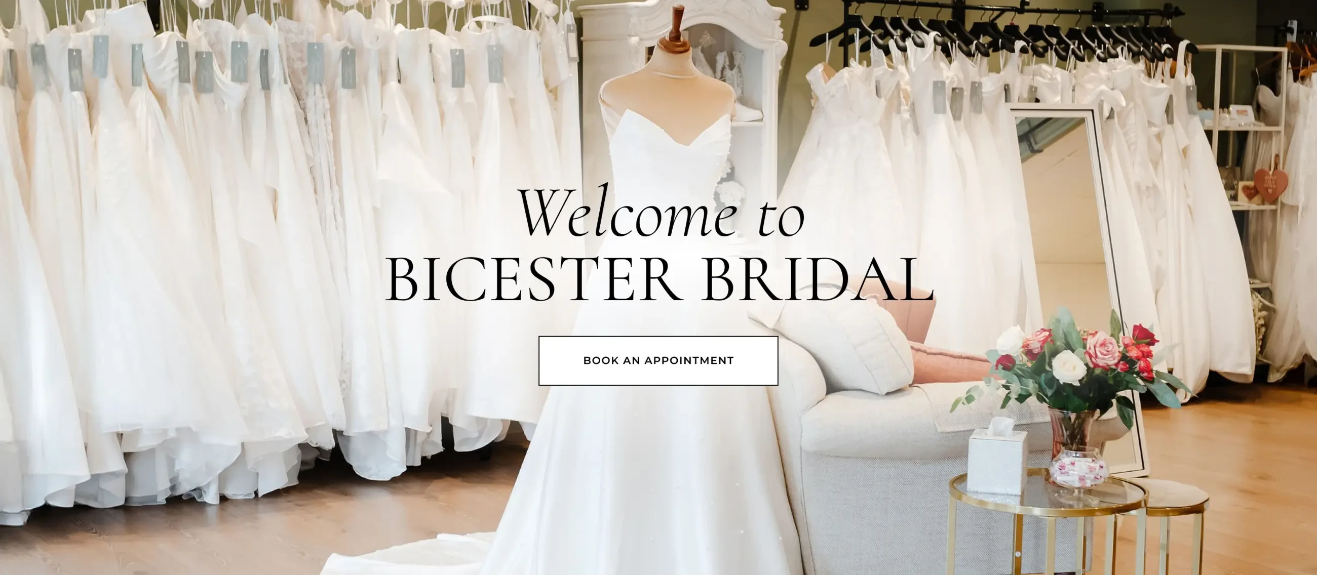 Welcome to Bicester Bridal Desktop Banner